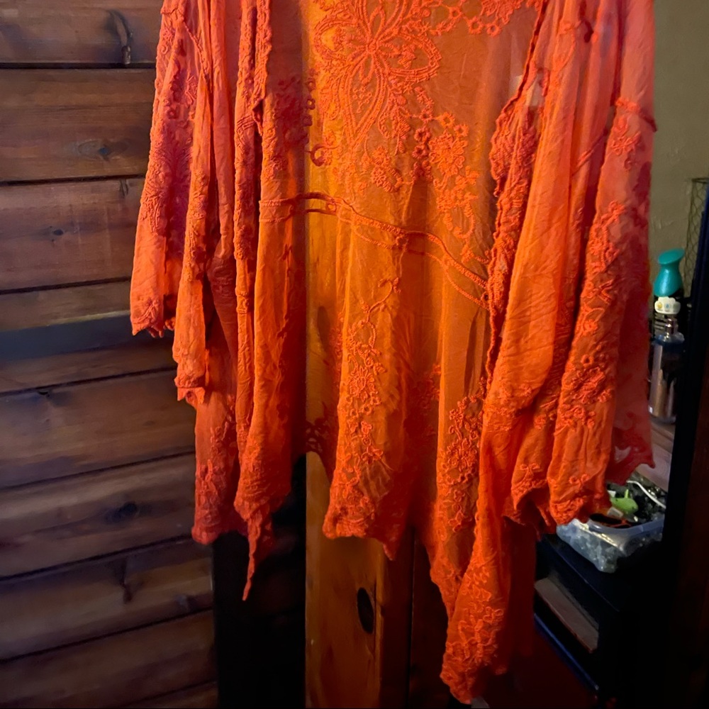 SHEIN burnt orange Kimono never worn